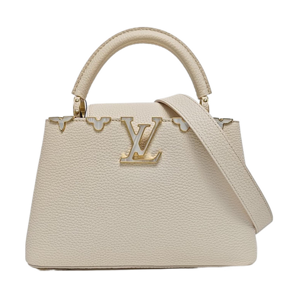 CAPUCINES BB Calfskin Beige