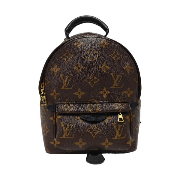 PALM SPRINGS Mini Monogram Coated Canvas Brown