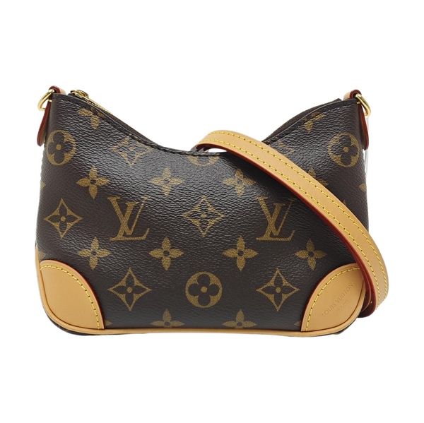 BOULOGNE Nano Monogram Coated Canvas Brown