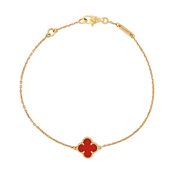Sweet Alhambra 18k Rose Gold Bracelet