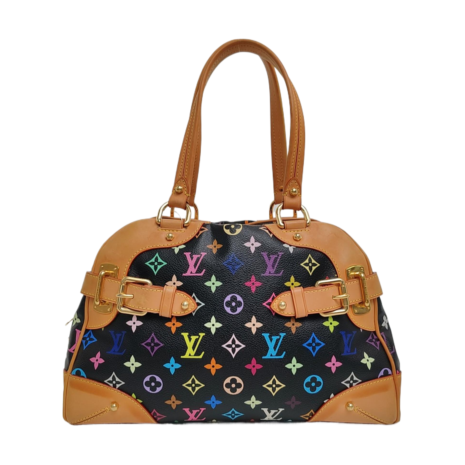 CLAUDIA Monogram Coated Canvas Black