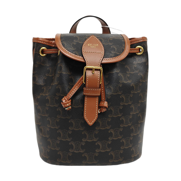 TRIOMPHE Mini Coated Canvas Brown
