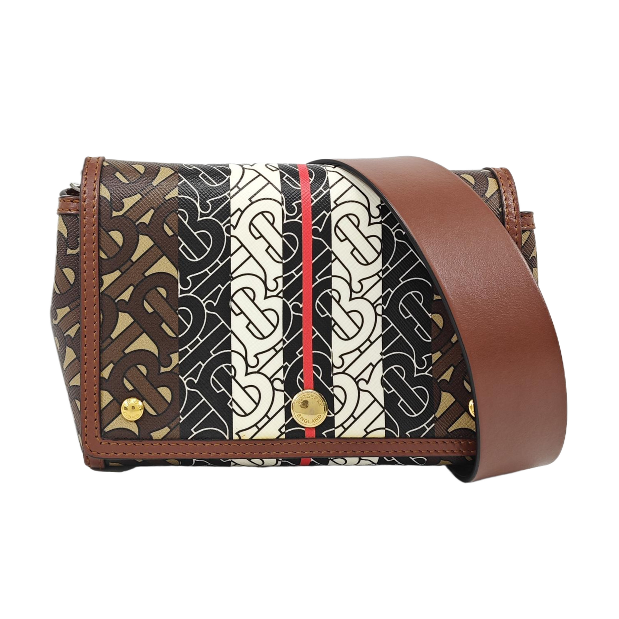 Crossbody Bag Coated Canvas Multicolor
