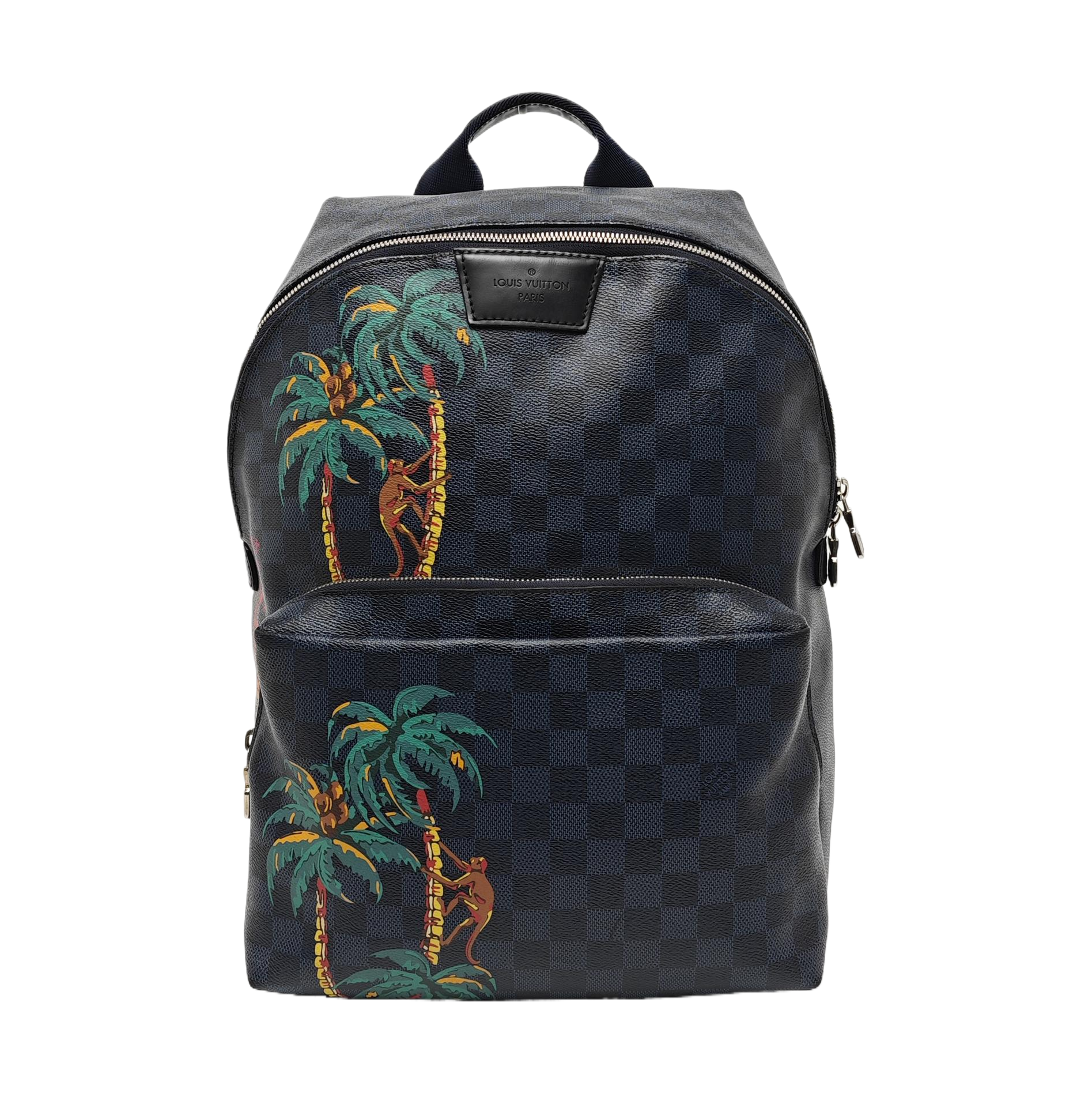 APOLLO Damier Coated Canvas Blue