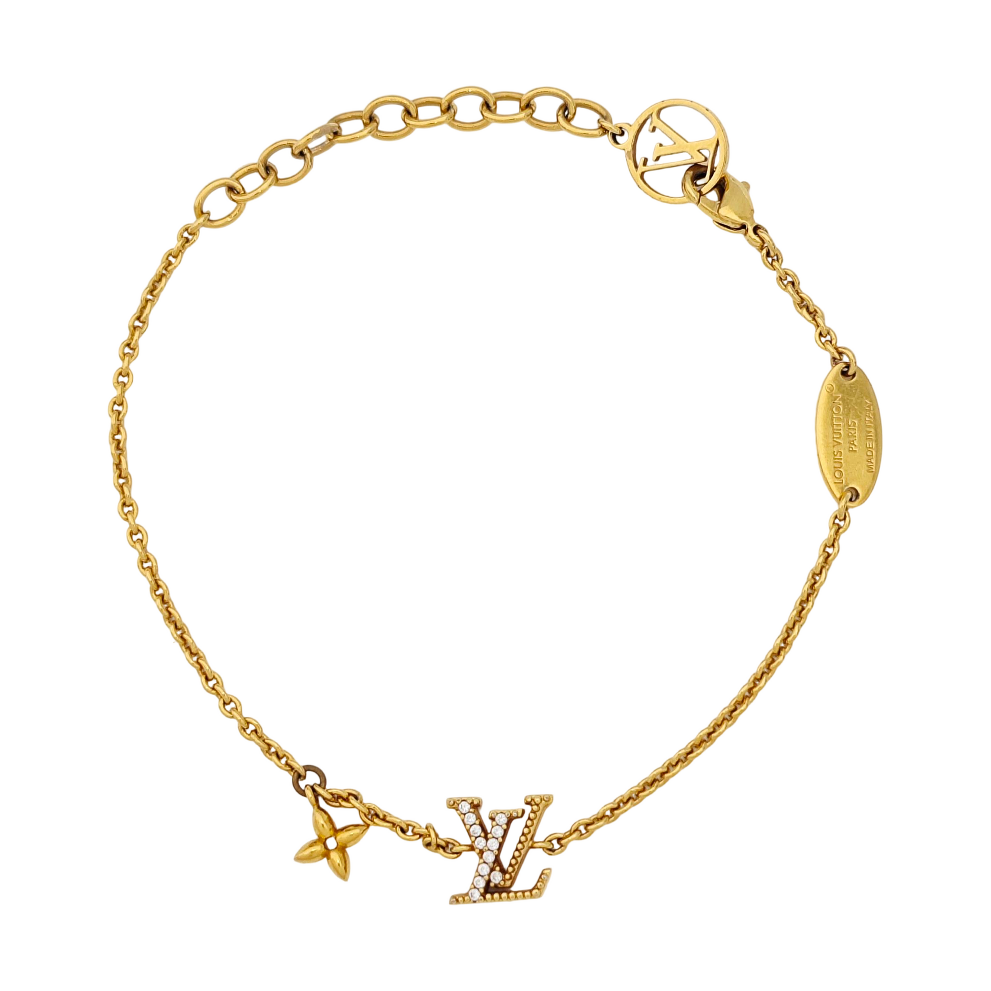 LV ICONIC Metal Gold Bracelet