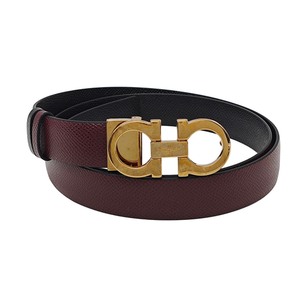 Leather Belt Red