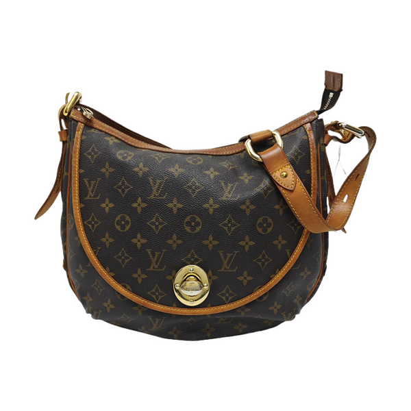 TULUM GM Monogram Coated Canvas Brown