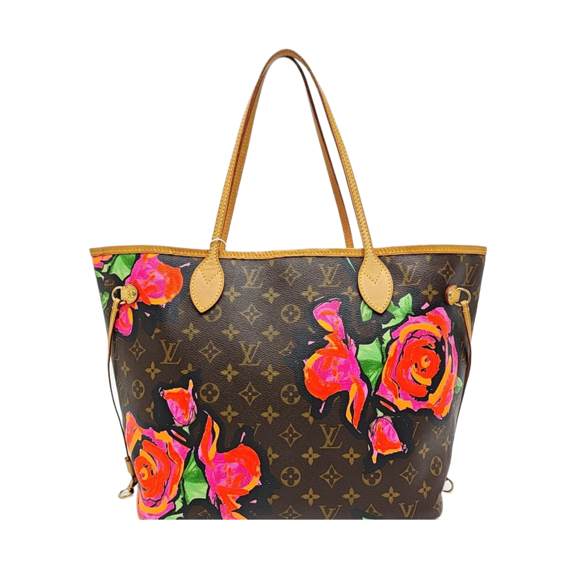 NEVERFULL MM Monogram Coated Canvas Brown