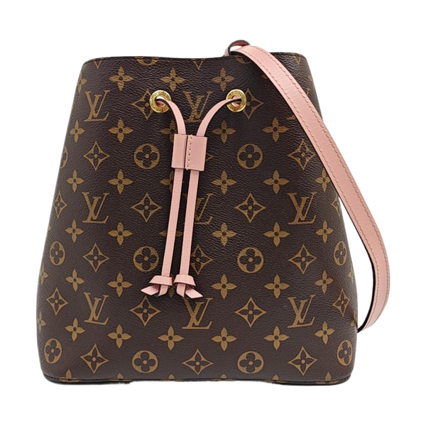NÉONOÉ MM Monogram Coated Canvas Brown