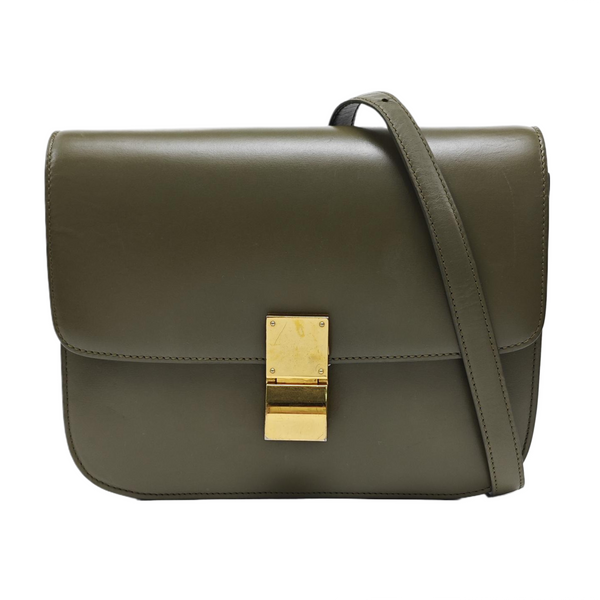 CLASSIC BOX Medium Calfskin Green