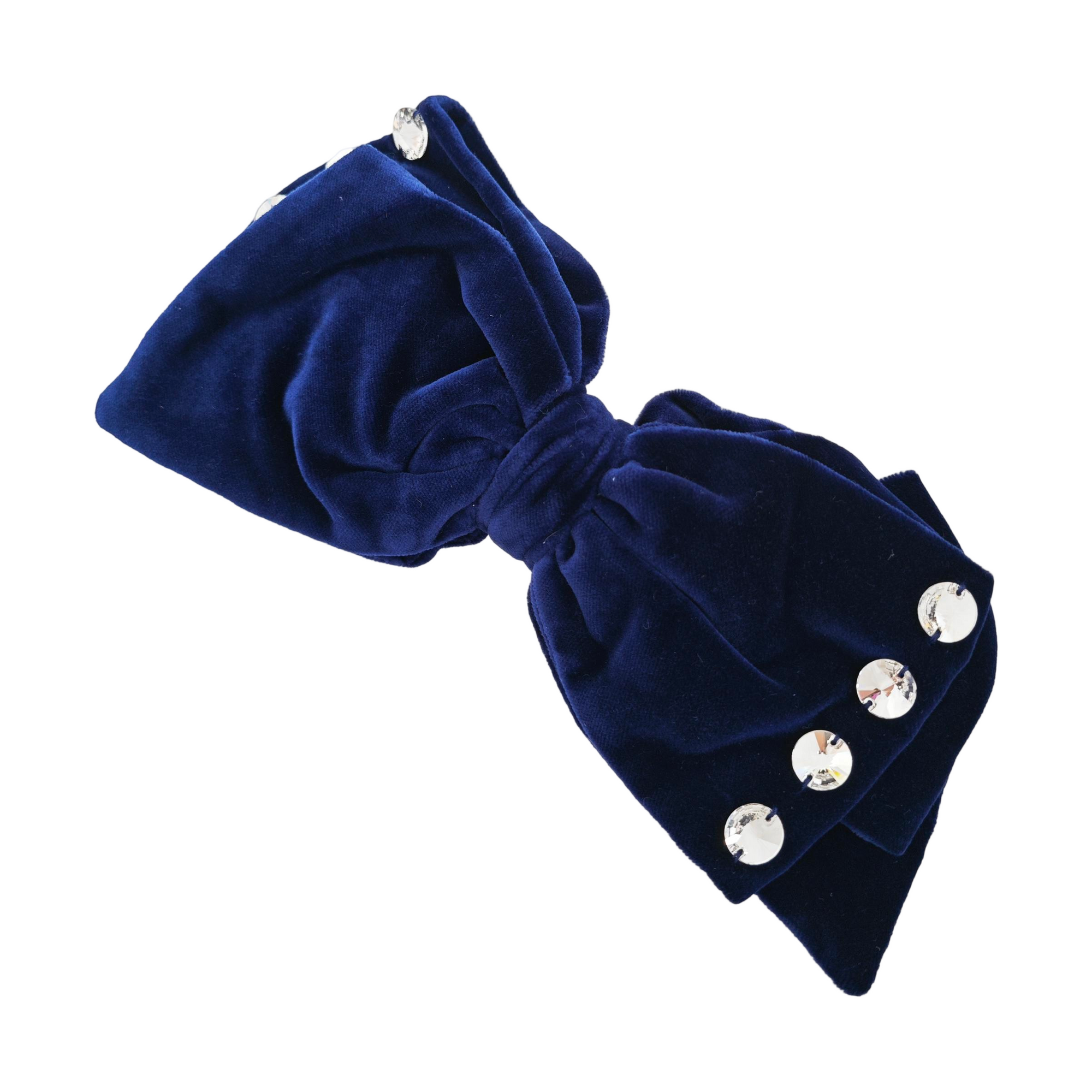 Fabric Hair Clip Blue