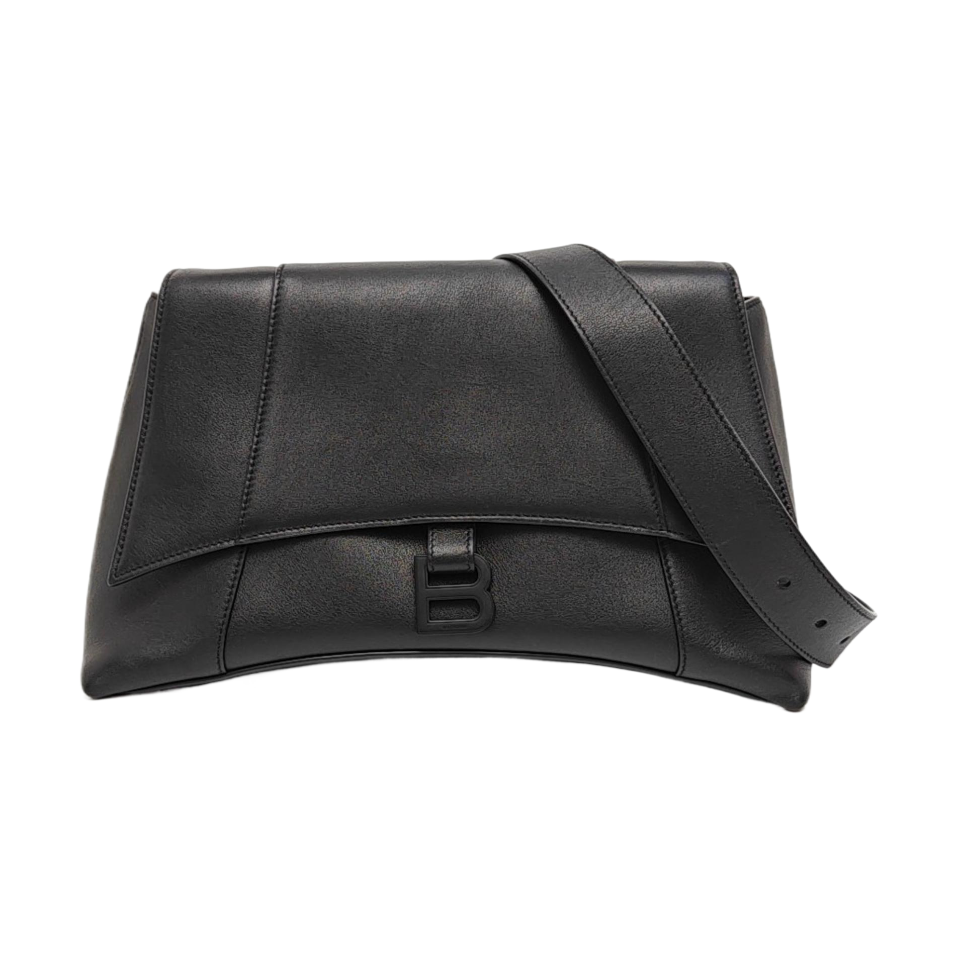 Downtown Medium Calfskin Black