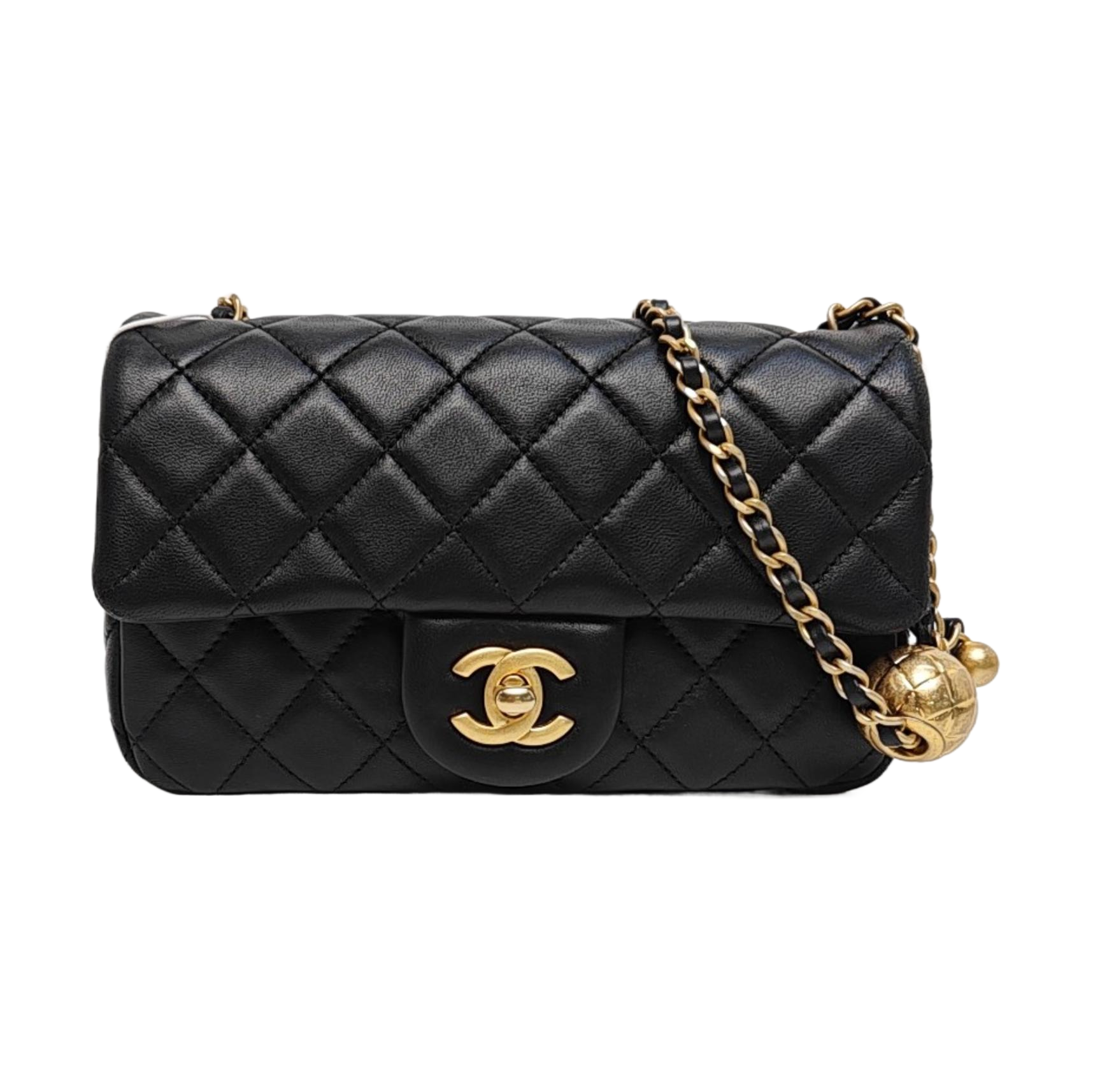 CLASSIC FLAP Mini Quilted Lambskin Black