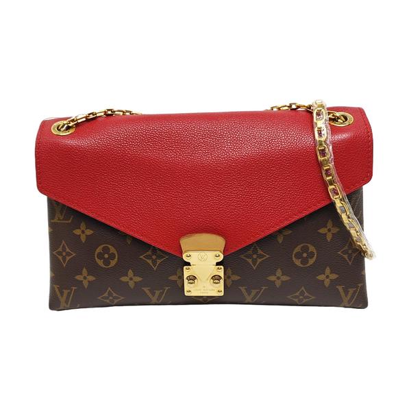 PALLAS Monogram Coated Canvas Brown