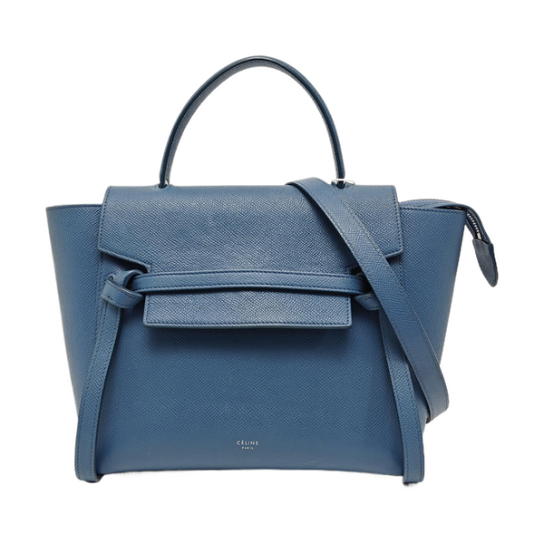 BELT Micro Calfskin Blue