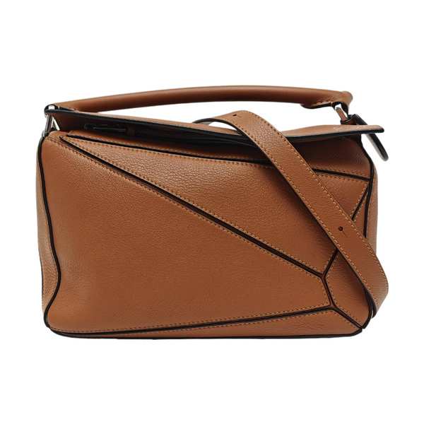 Puzzle Small Calfskin Brown