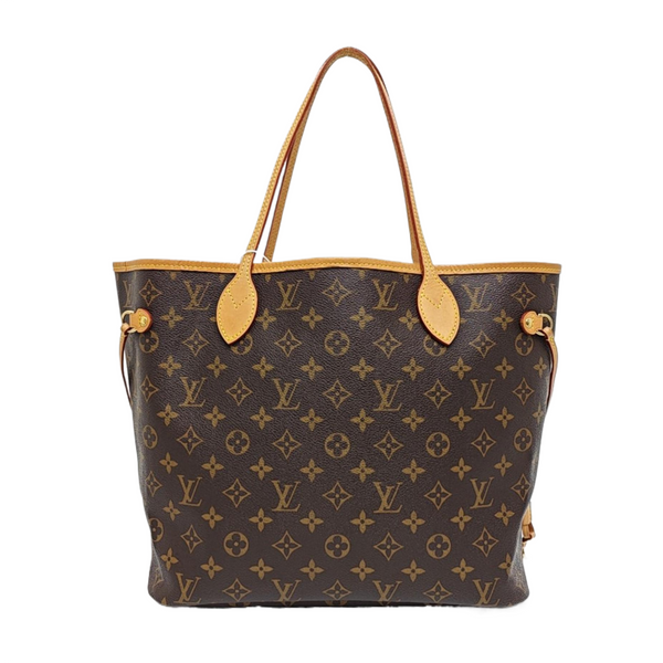 NEVERFULL MM Monogram Coated Canvas Brown