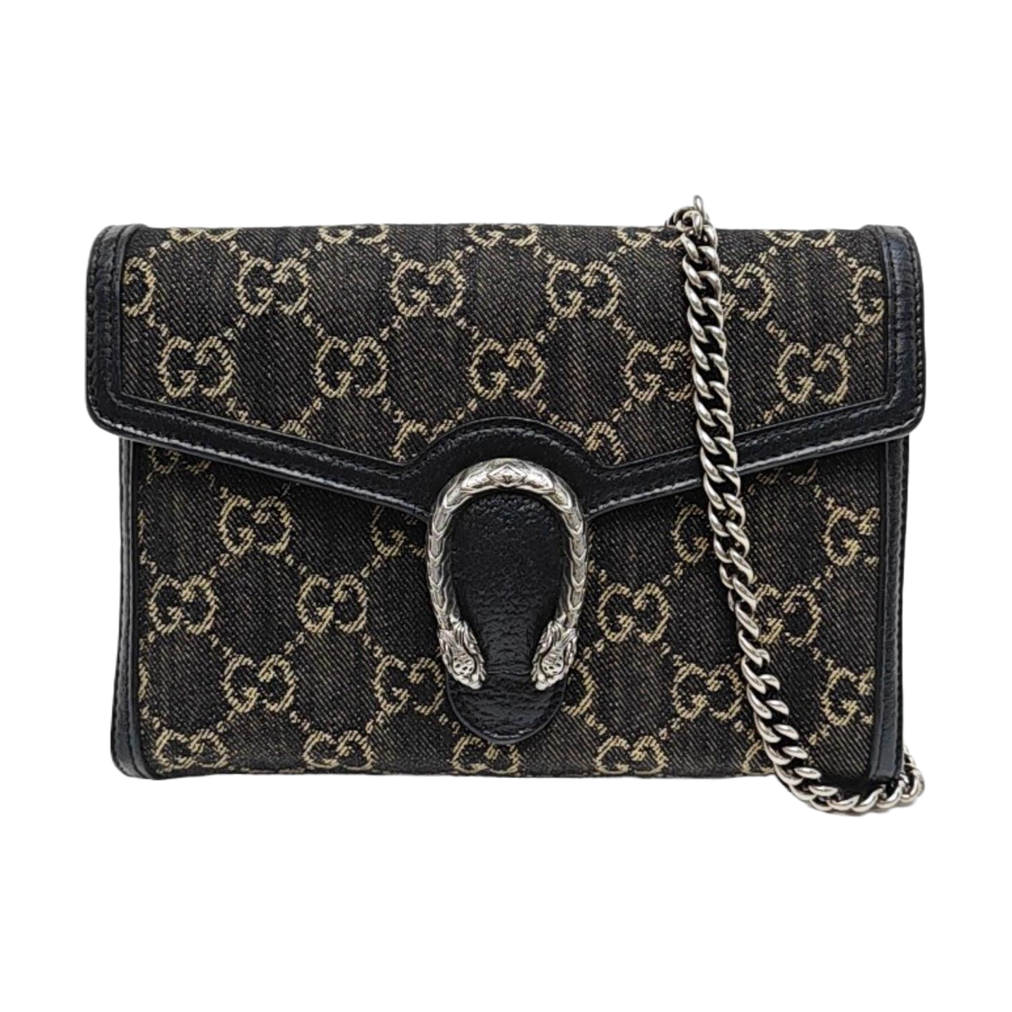 Dionysus Mini Monogram Denim Black