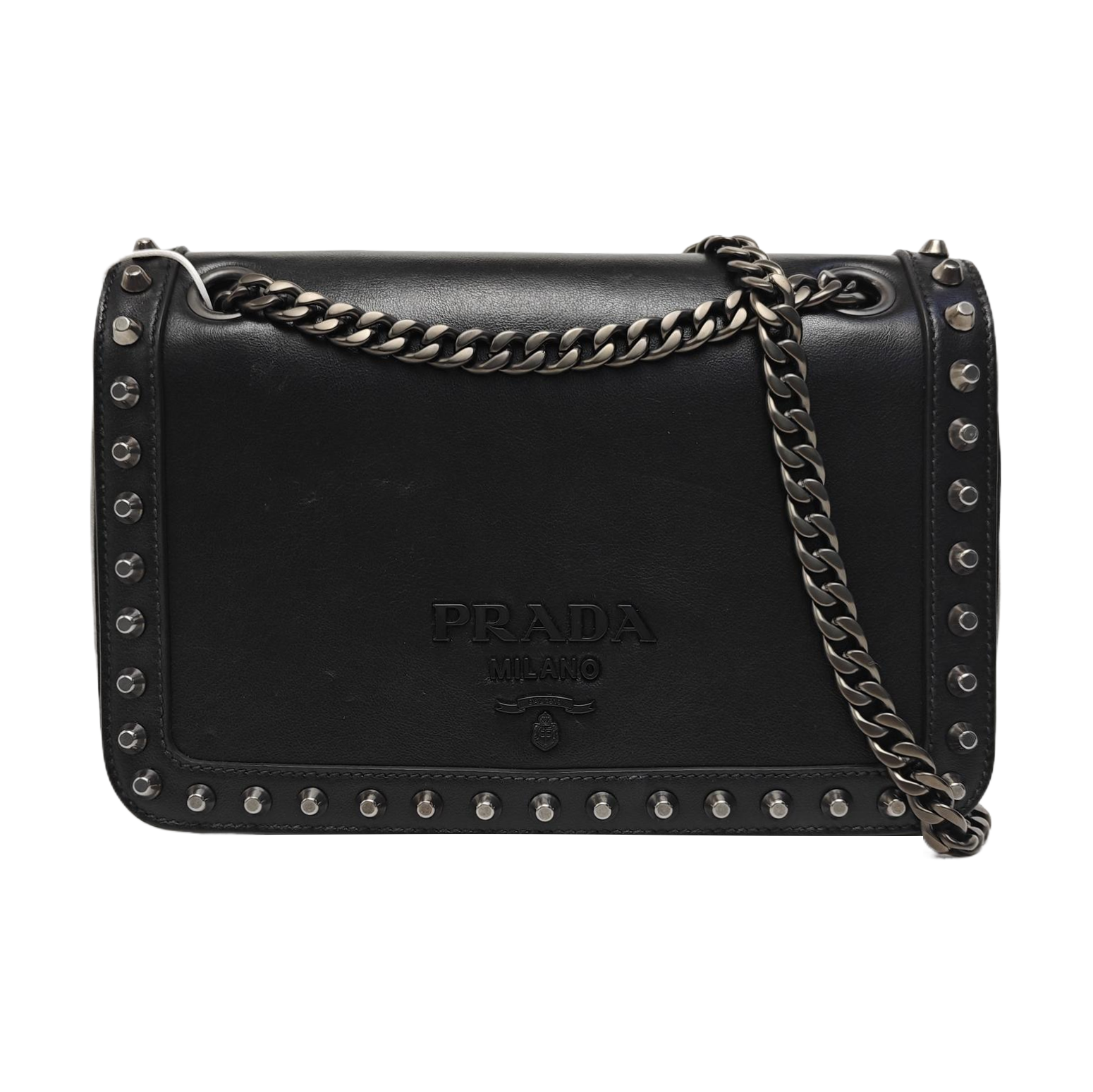 Calfskin Crossbody Bag Black