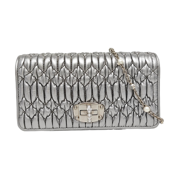 Crystal Lambskin Gray