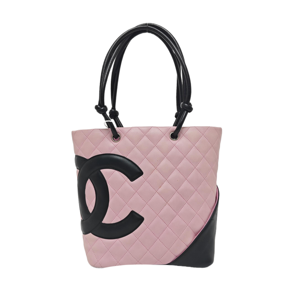 CAMBON Medium Quilted Calfskin Pink