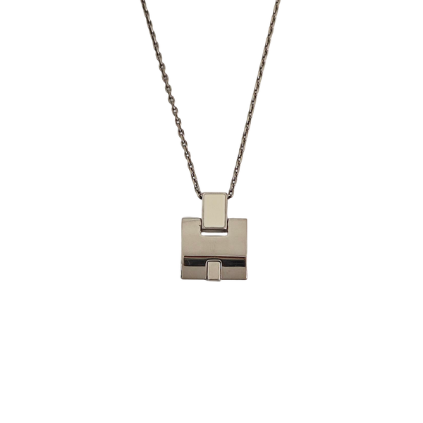 Eileen Metal Silver Necklace