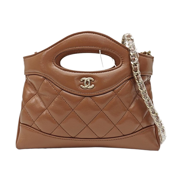 CHANEL 31 Quilted Lambskin Brown