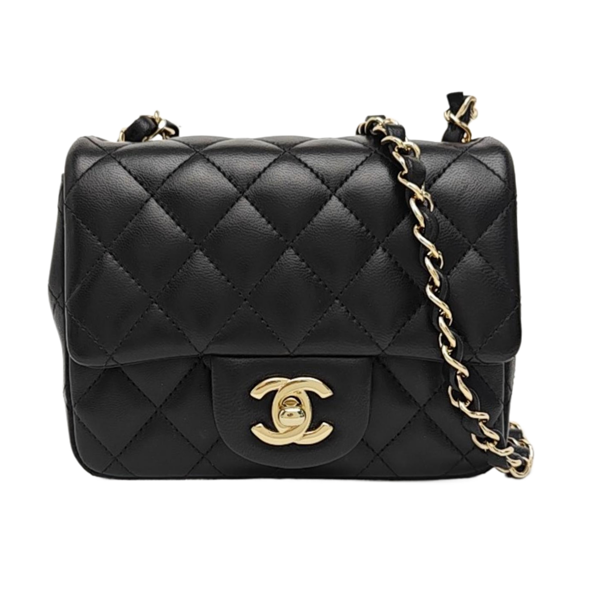 CLASSIC FLAP Mini Quilted Lambskin Black