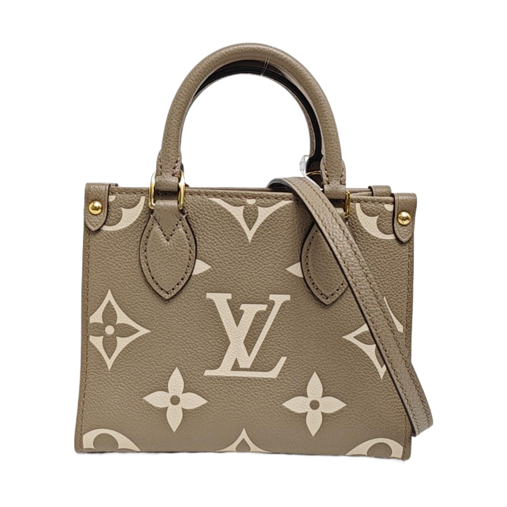 ONTHEGO BB Monogram Calfskin Gray