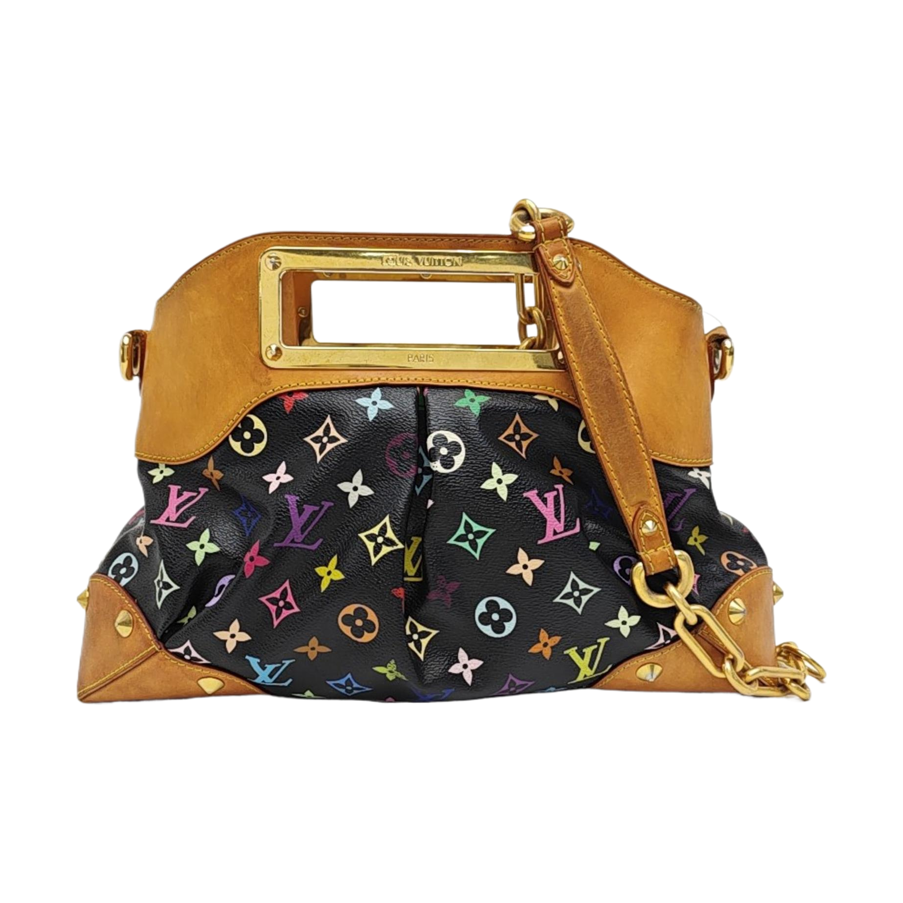 LV × TM JUDY Monogram Coated Canvas Black