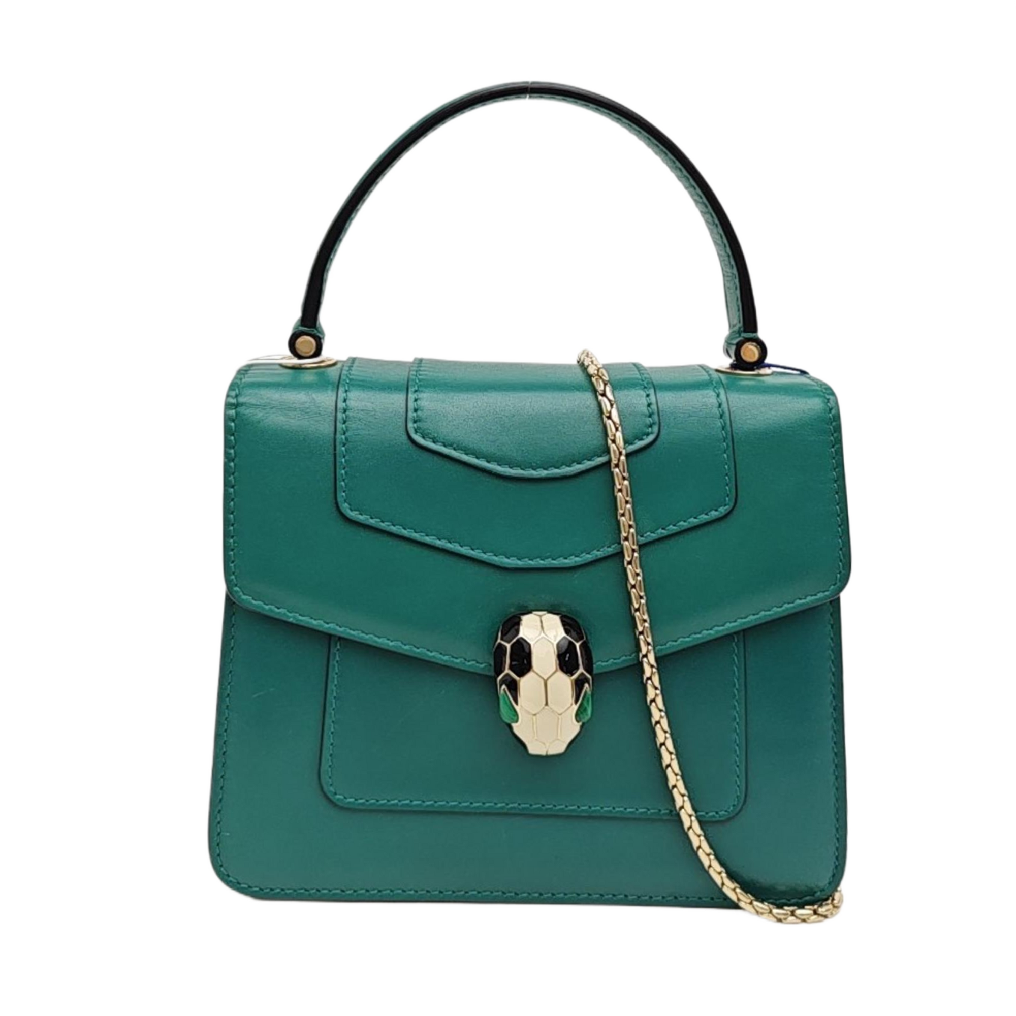 SERPENTI FOREVER Calfskin Green