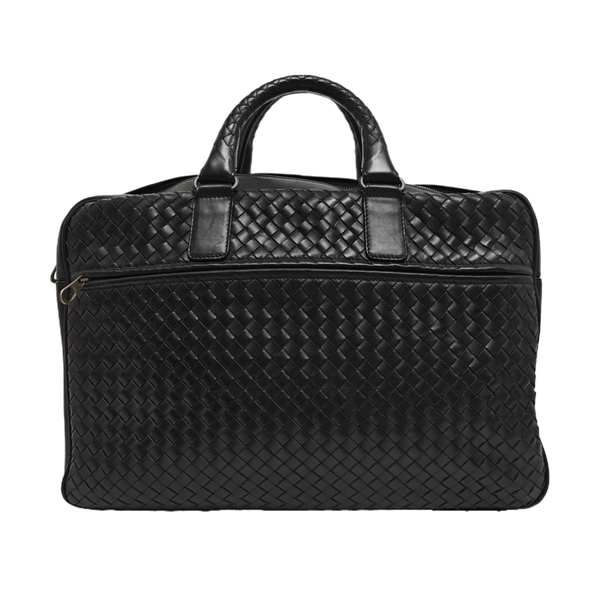 Calfskin Top Handle Bag Black