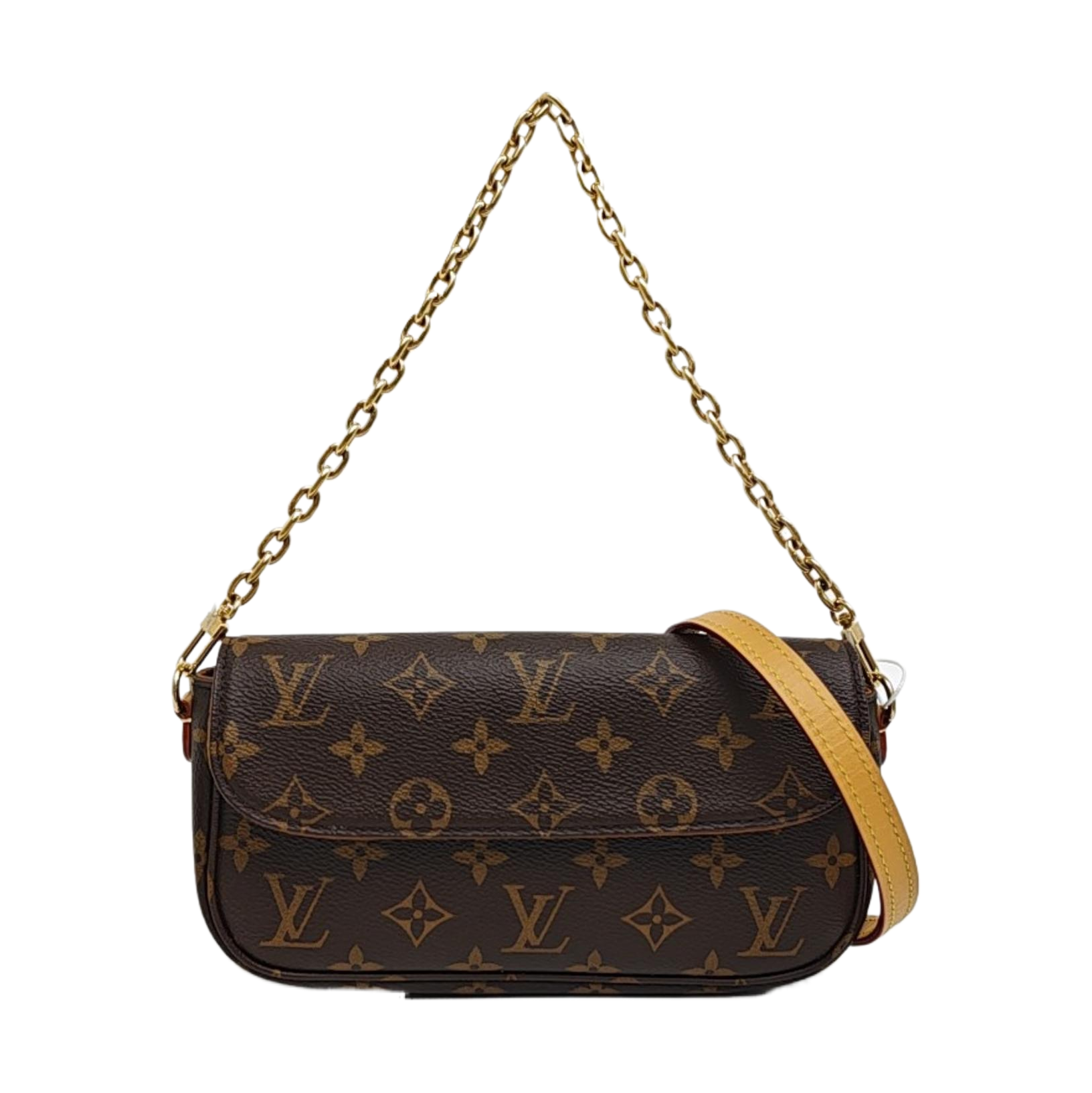 IVY Monogram Coated Canvas Brown