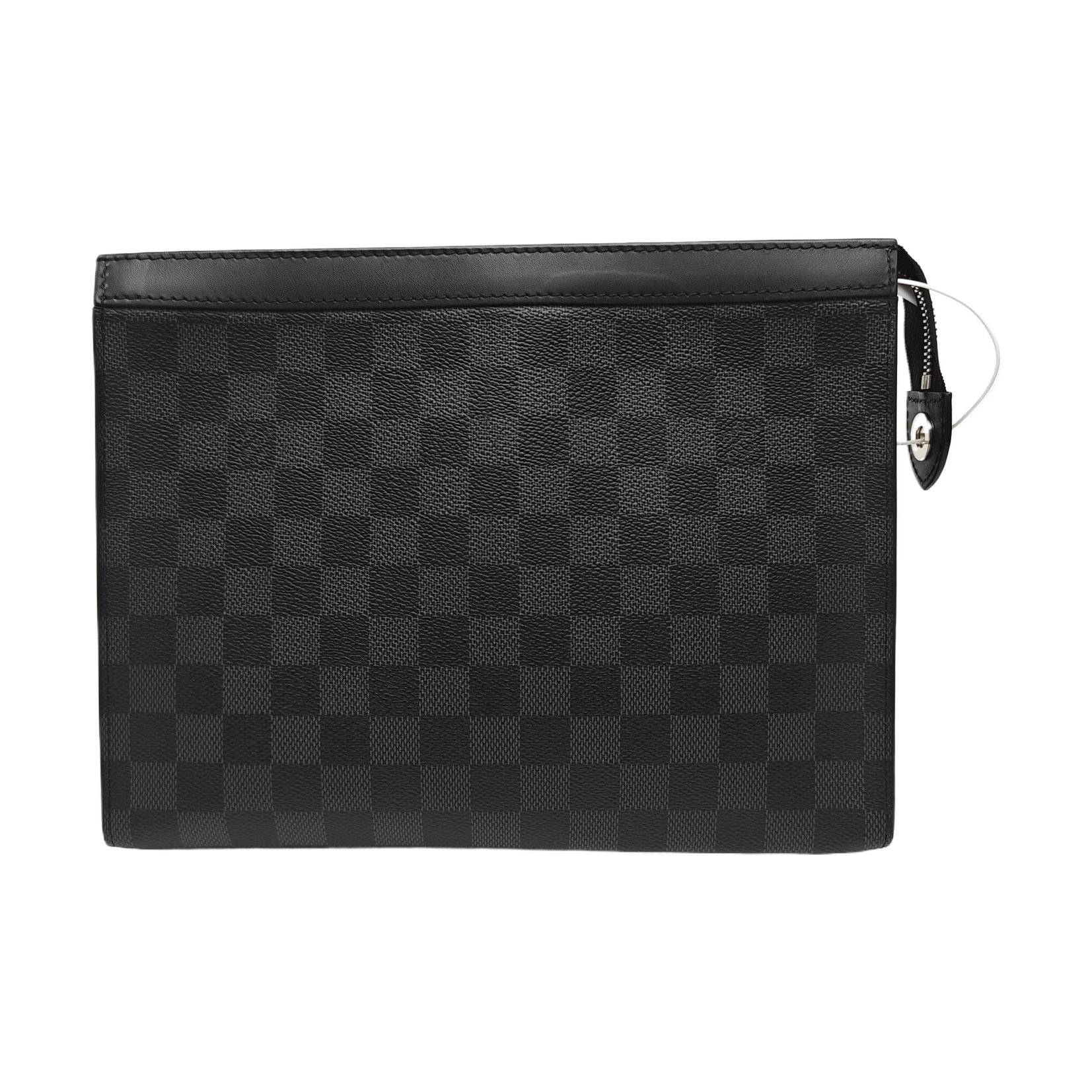 Pochette Voyag MM Damier Graphite Coated Canvas Gray