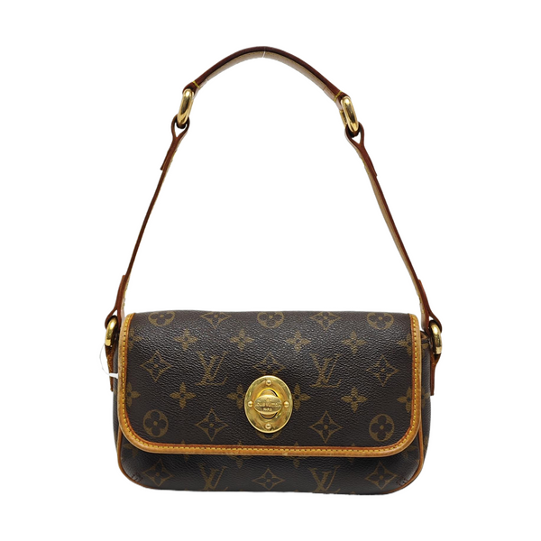 TIKAL Monogram Coated Canvas Brown