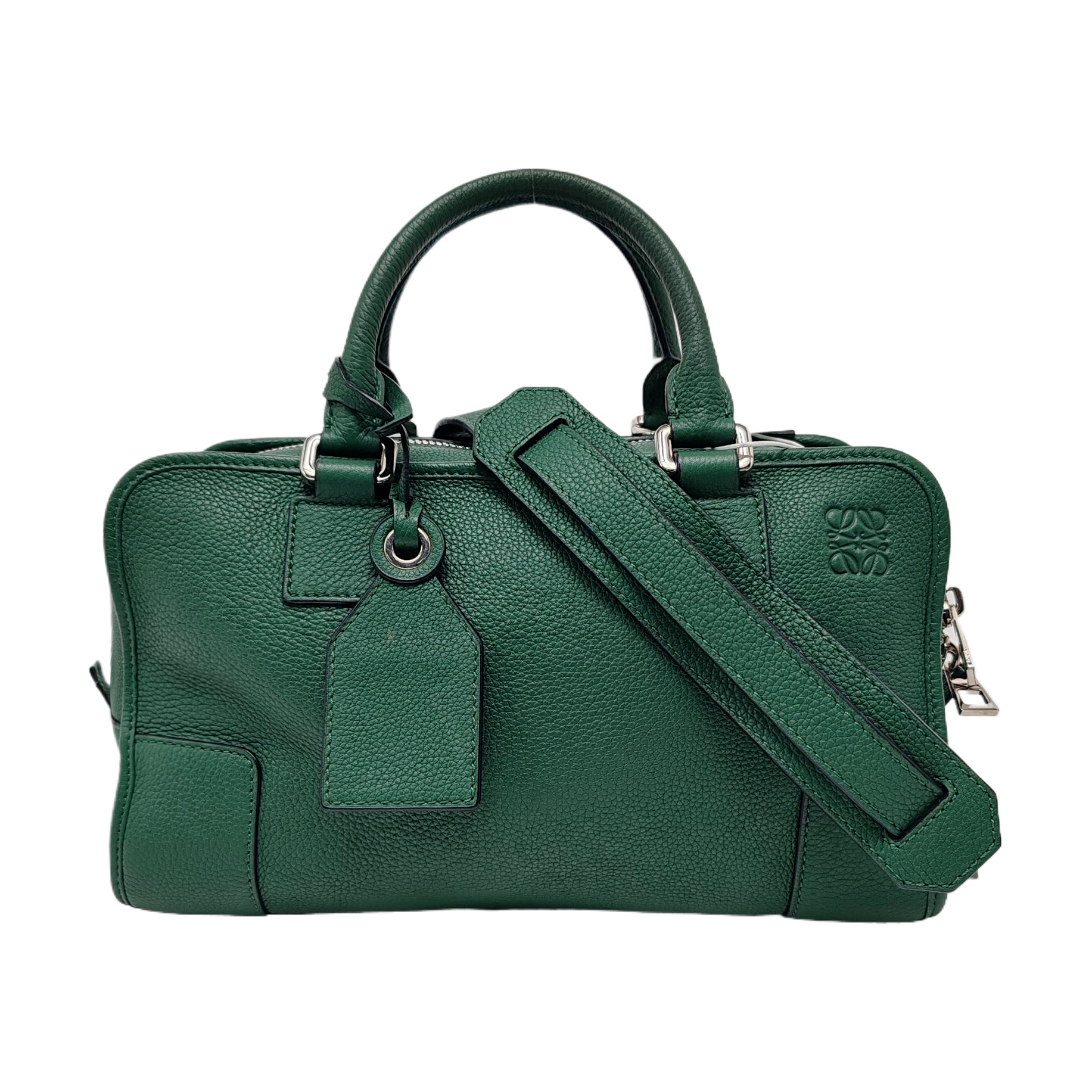 Authenticated pre-owned  Amazona Calfskin Green - Shoulder Bag at Looply