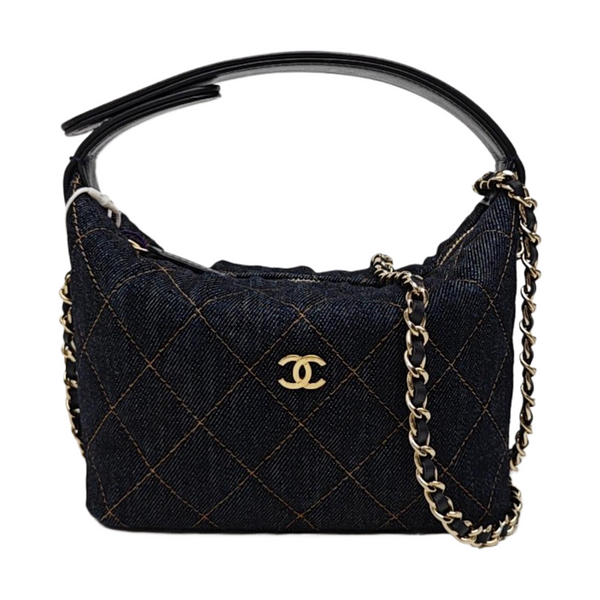 HOBO Quilted Denim Blue