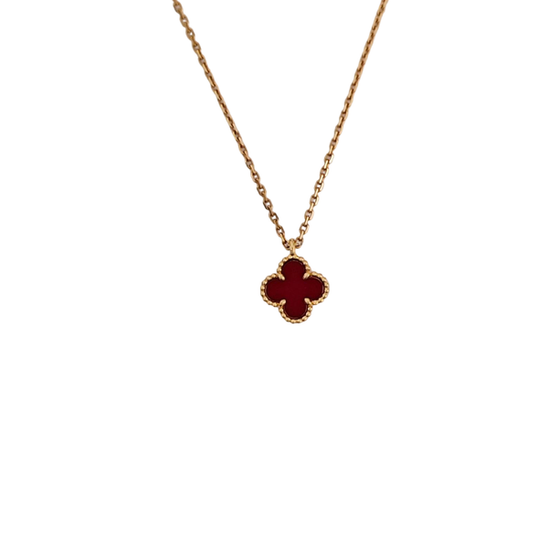 Sweet Alhambra 18k Rose Gold Necklace