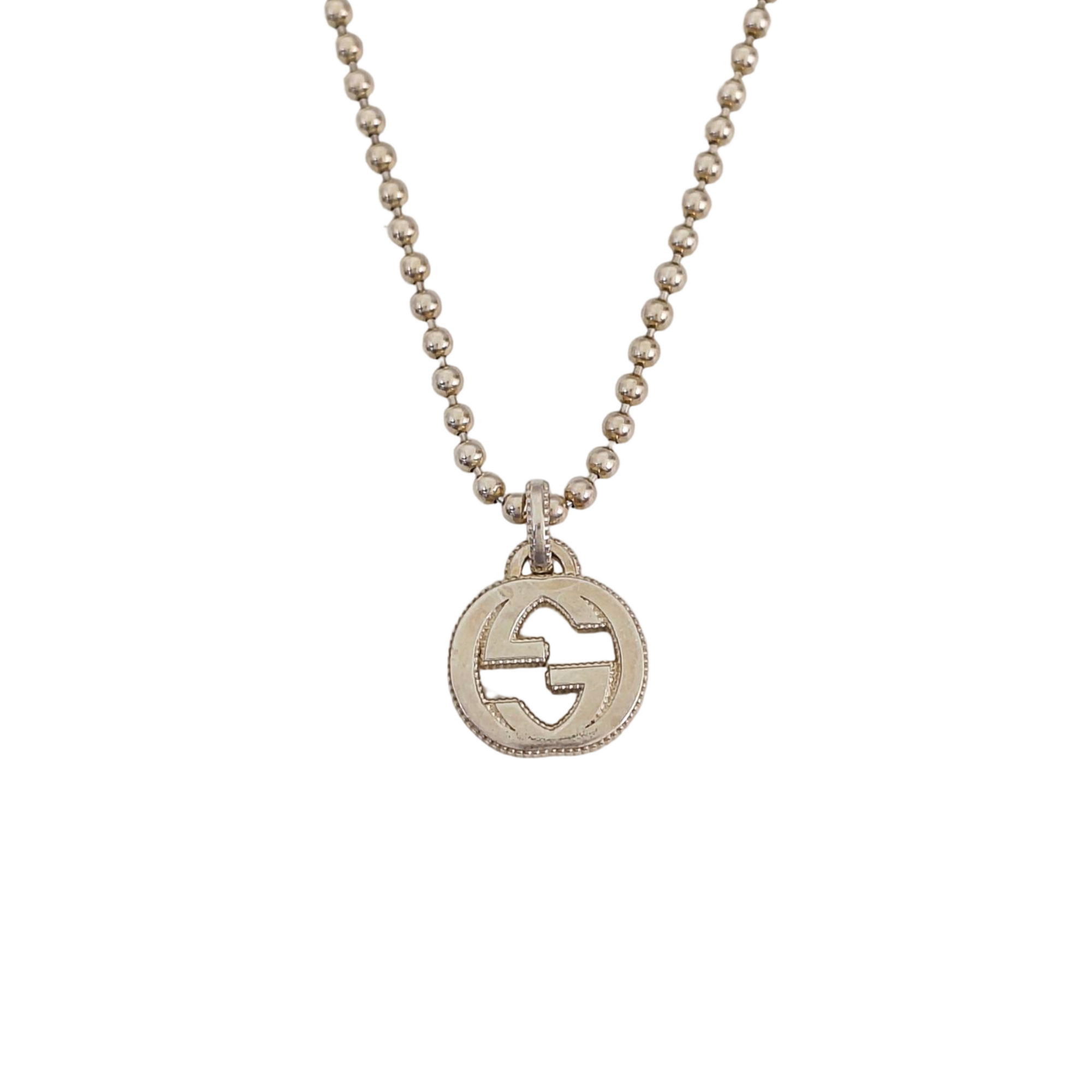 Interlocking G 925 Sterling Silver Necklace