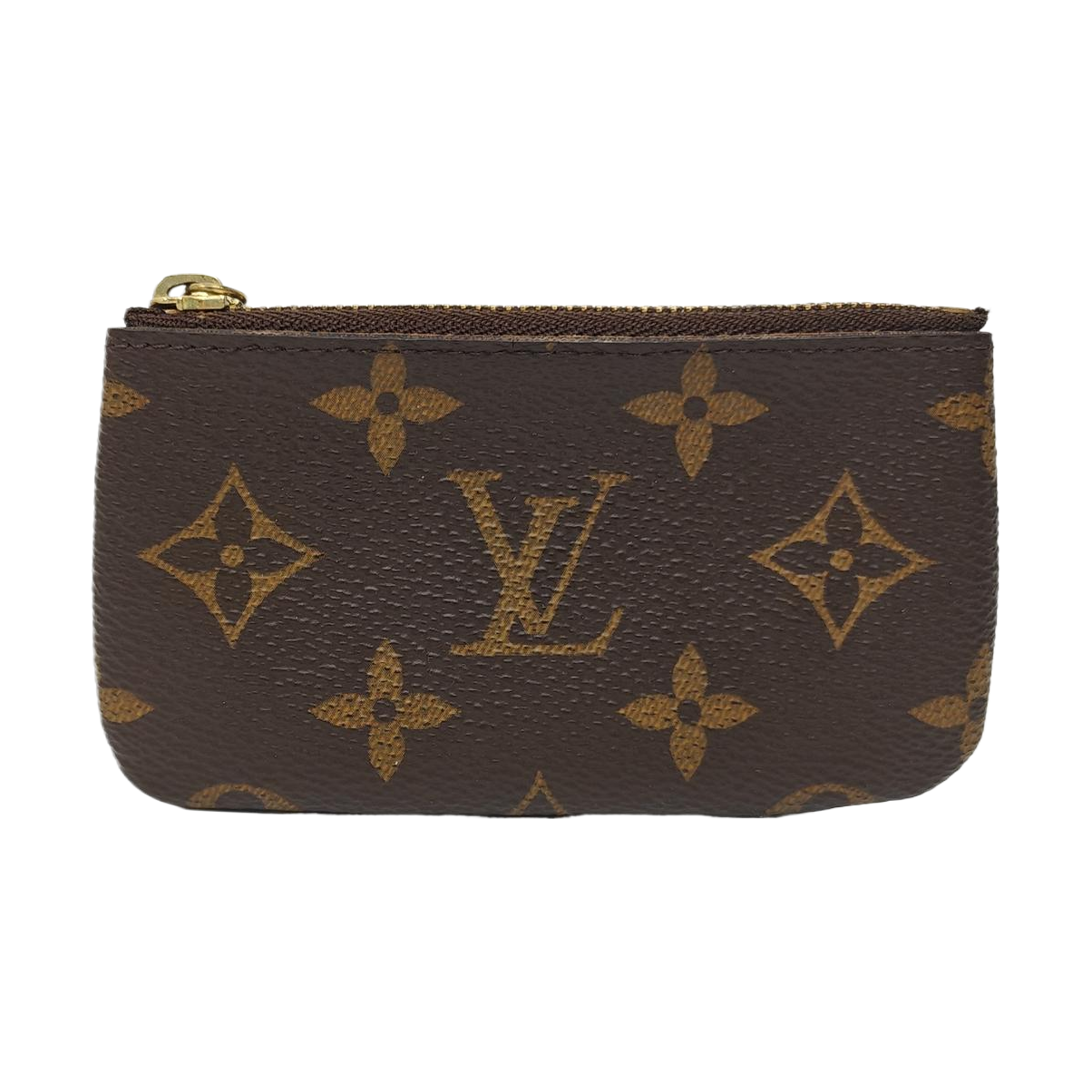 Monogram Coated Canvas Card Holder Brown