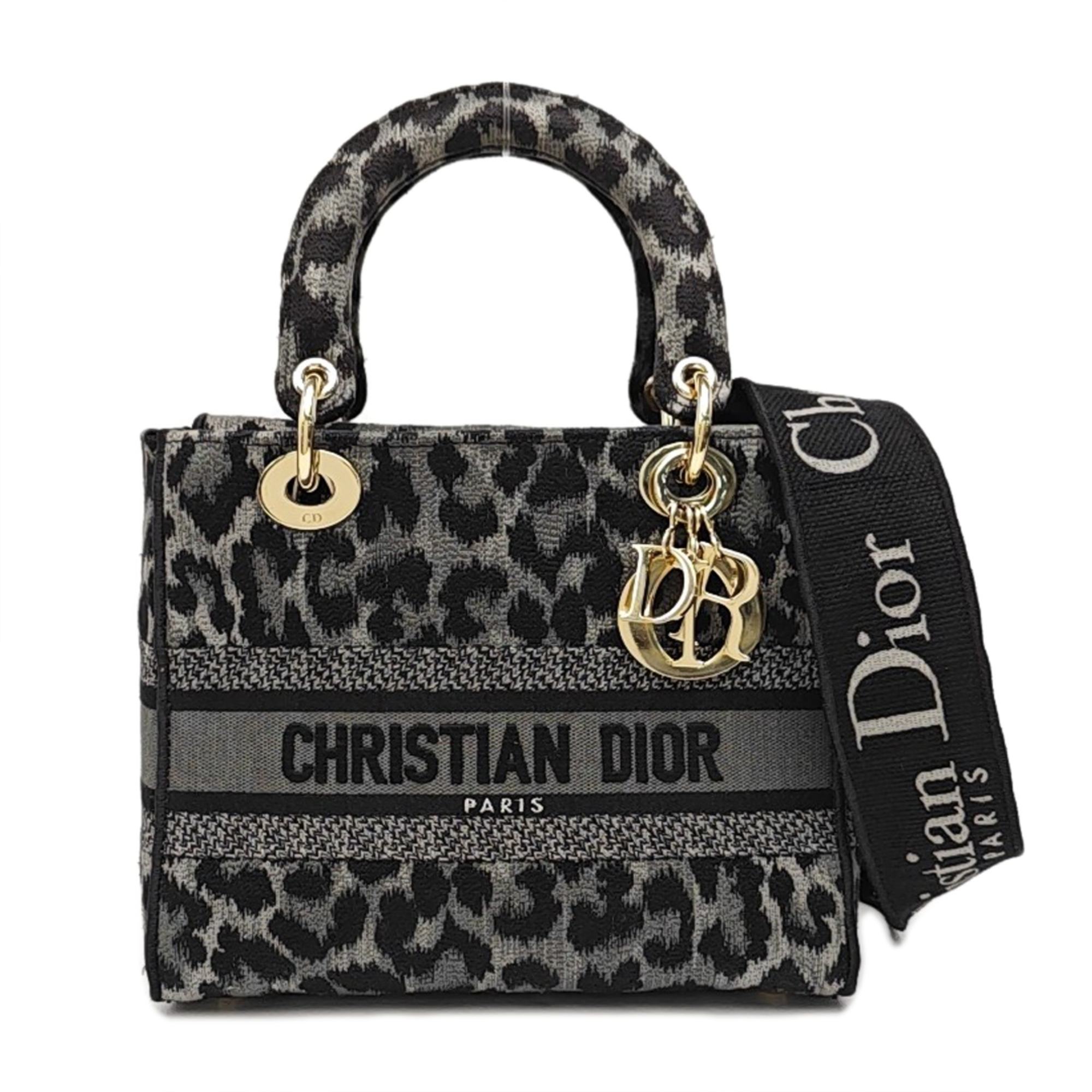 Lady D-Lite Medium Canvas Gray