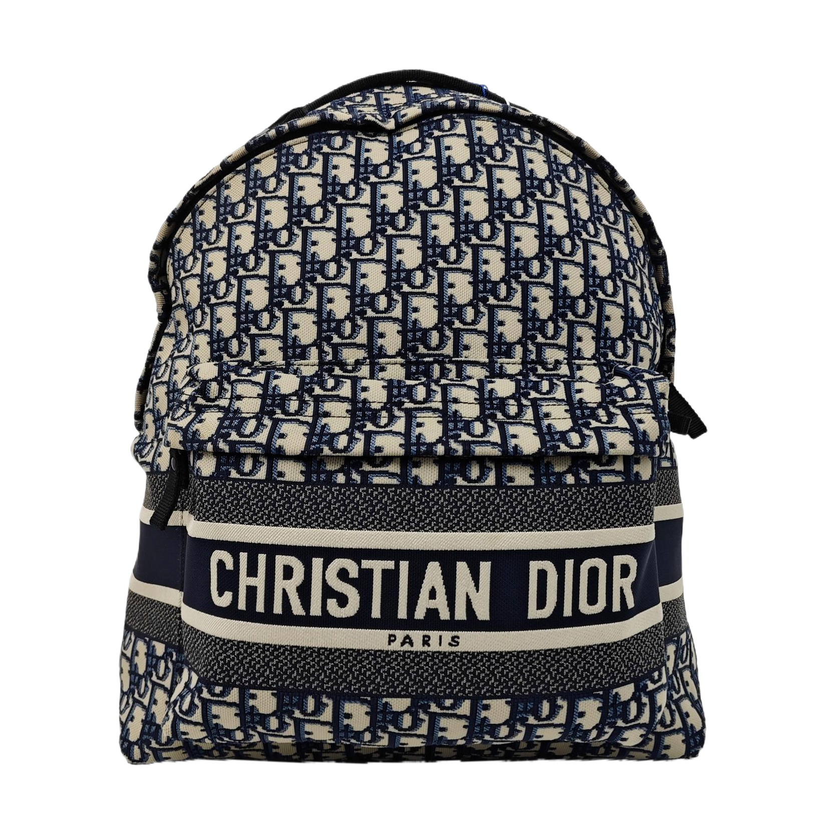 Diortravel Oblique Canvas Blue