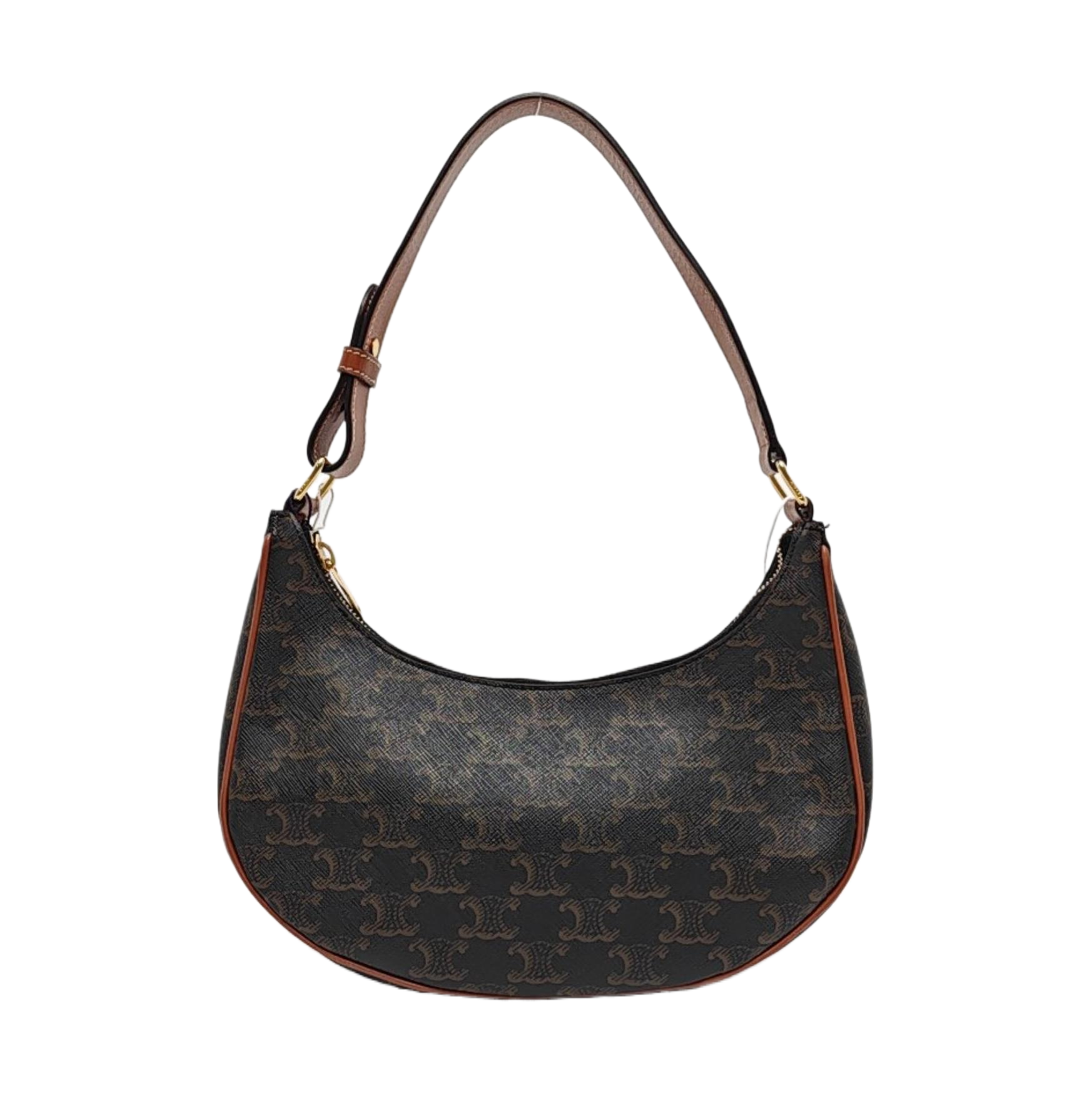 Authenticated pre-owned  AVA Coated Canvas Brown - Top Handle Bag at Looply