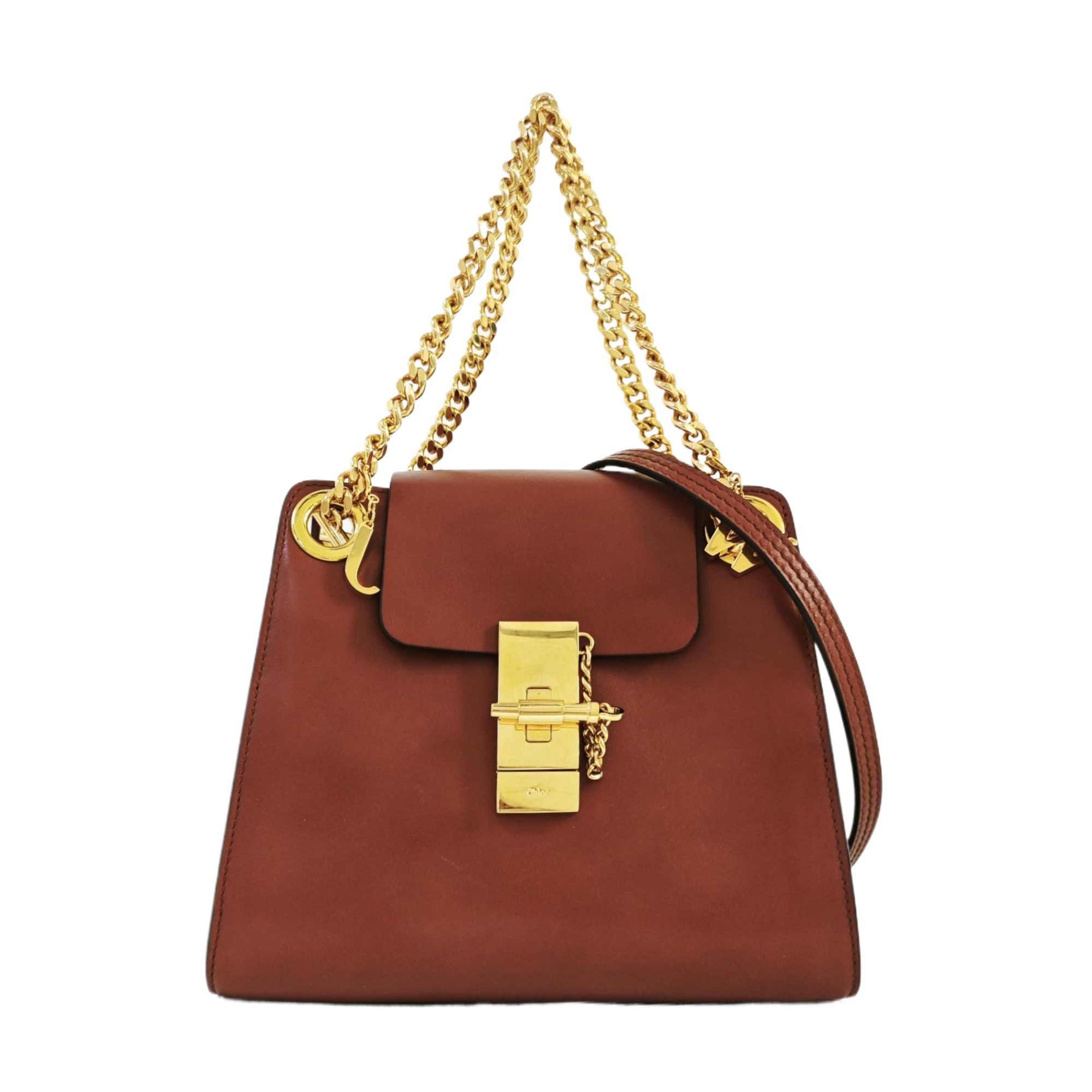 Annie Mini Calfskin Brown