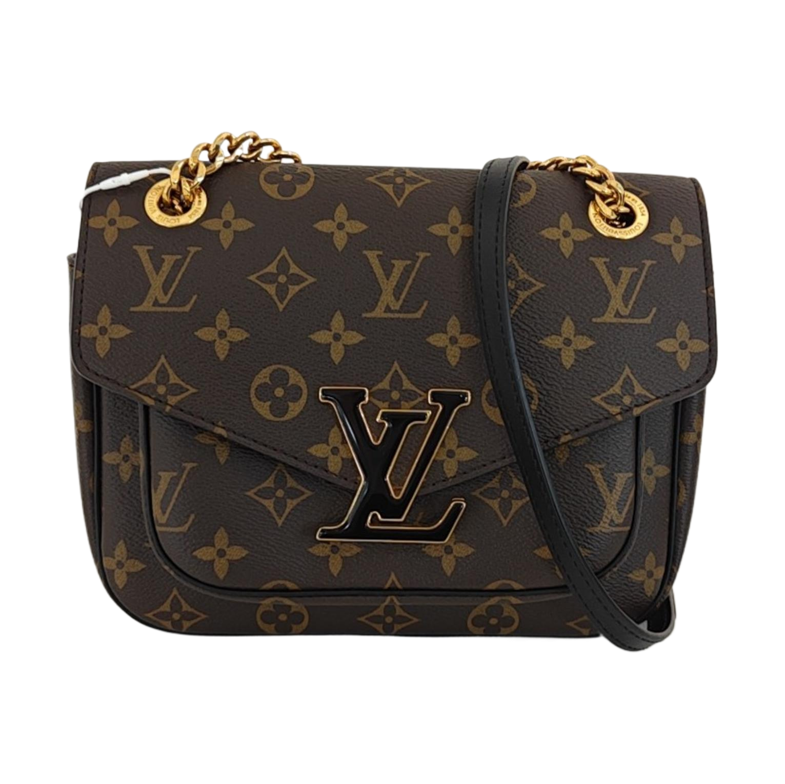 PASSY Monogram Coated Canvas Brown