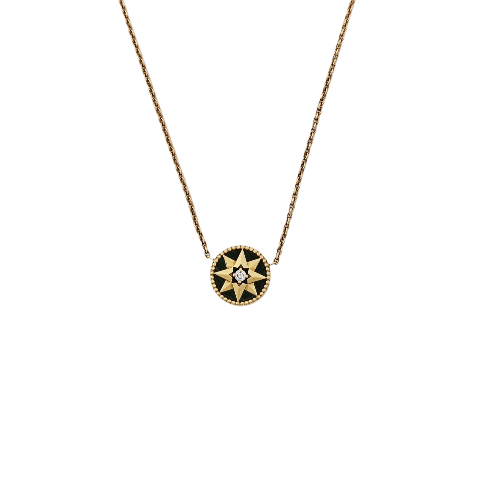 Rose Des Vents 18k Gold Necklace