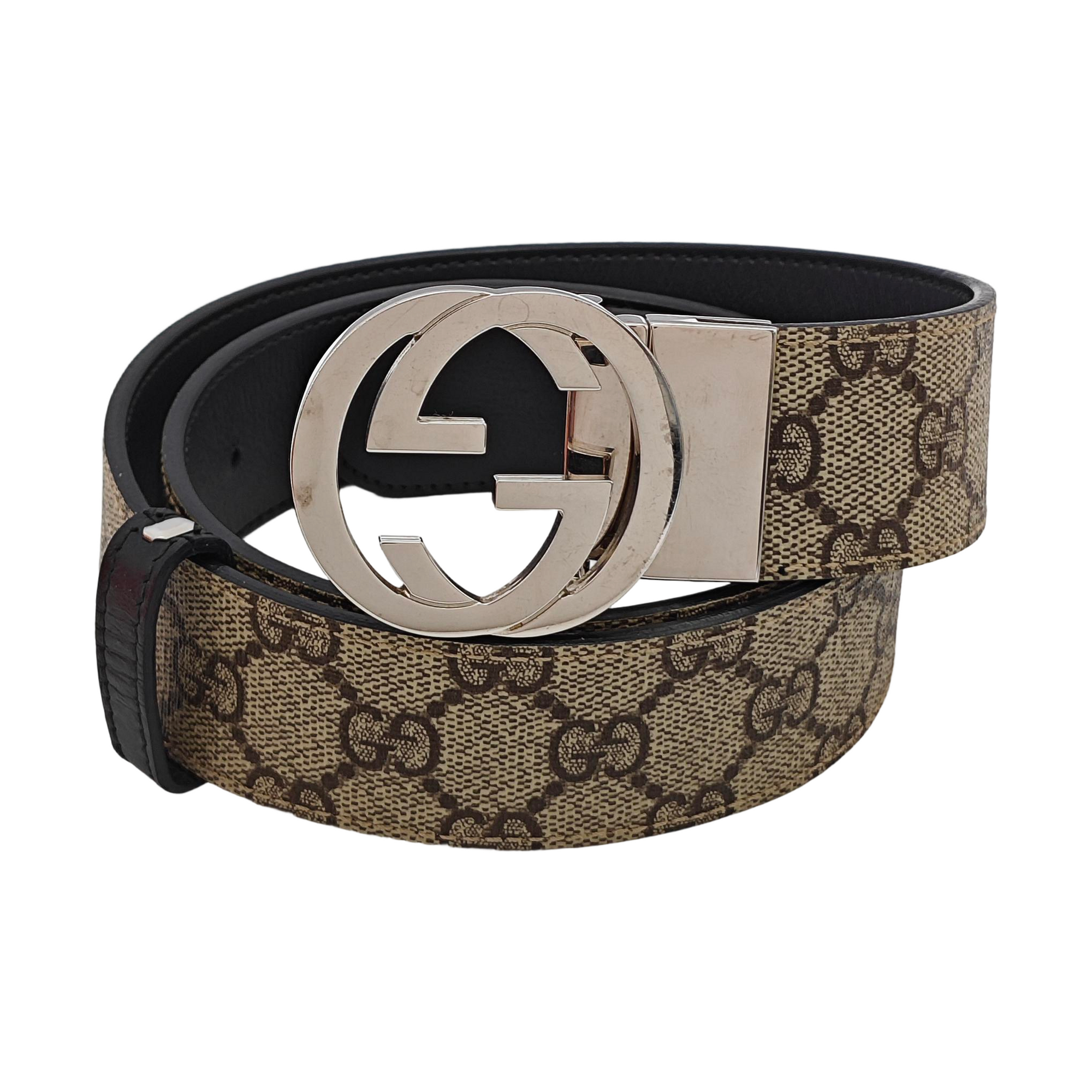 Leather Belt Beige