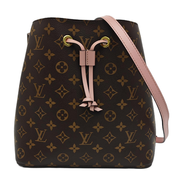 NÉONOÉ MM Monogram Coated Canvas Brown