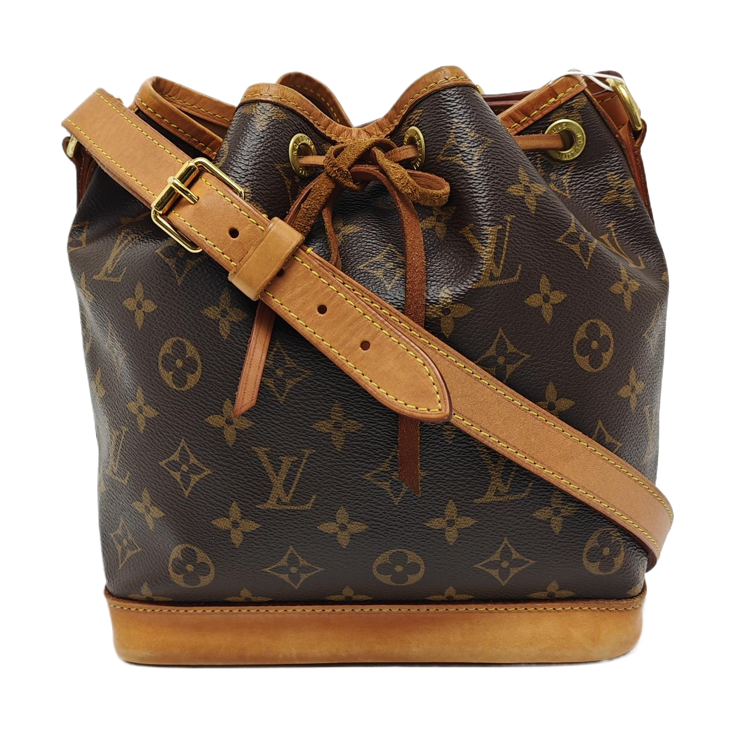 NOÉ BB Monogram Coated Canvas Brown
