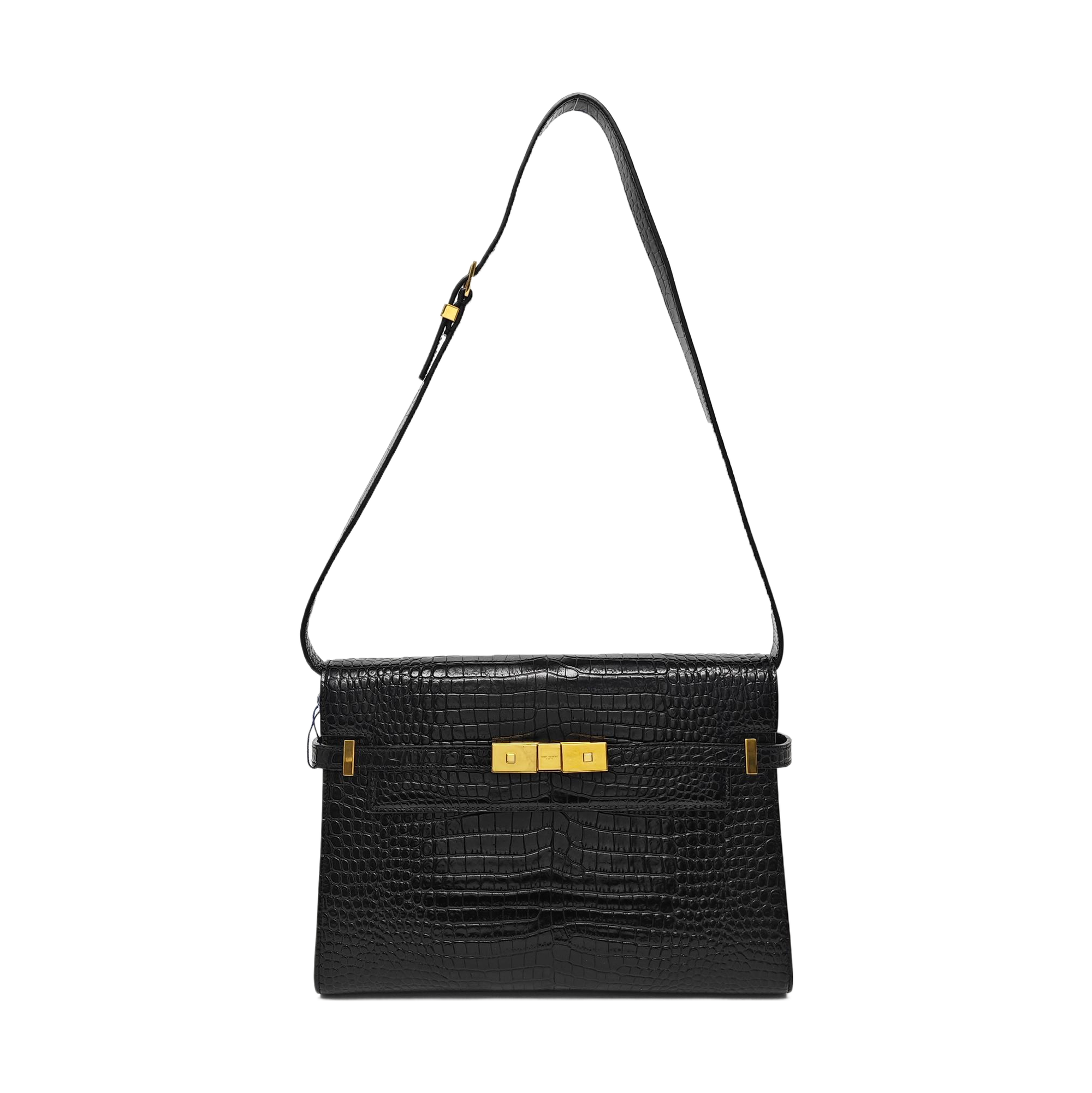 MANHATTAN Medium Calfskin Black